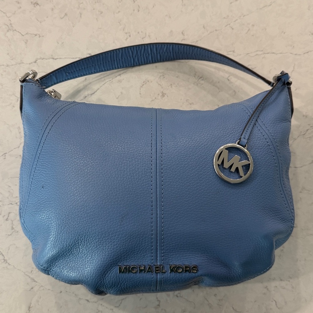 Michael Kors light blue purse (matching wallet in my closet)